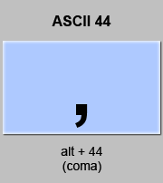 [Imagen: comas-codigo-ascii-44.gif]