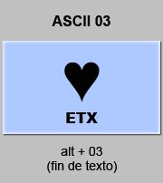 Corazon poker teclado